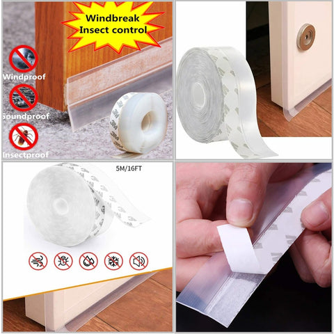 Door Sealing Strips for Sound Proofing, Insects & Dust