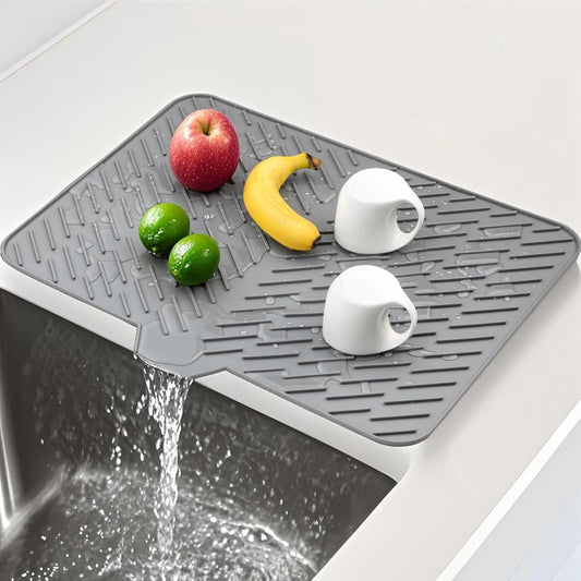 SILICONE DISH DRYING MAT FOR SINK COUNTERTOP