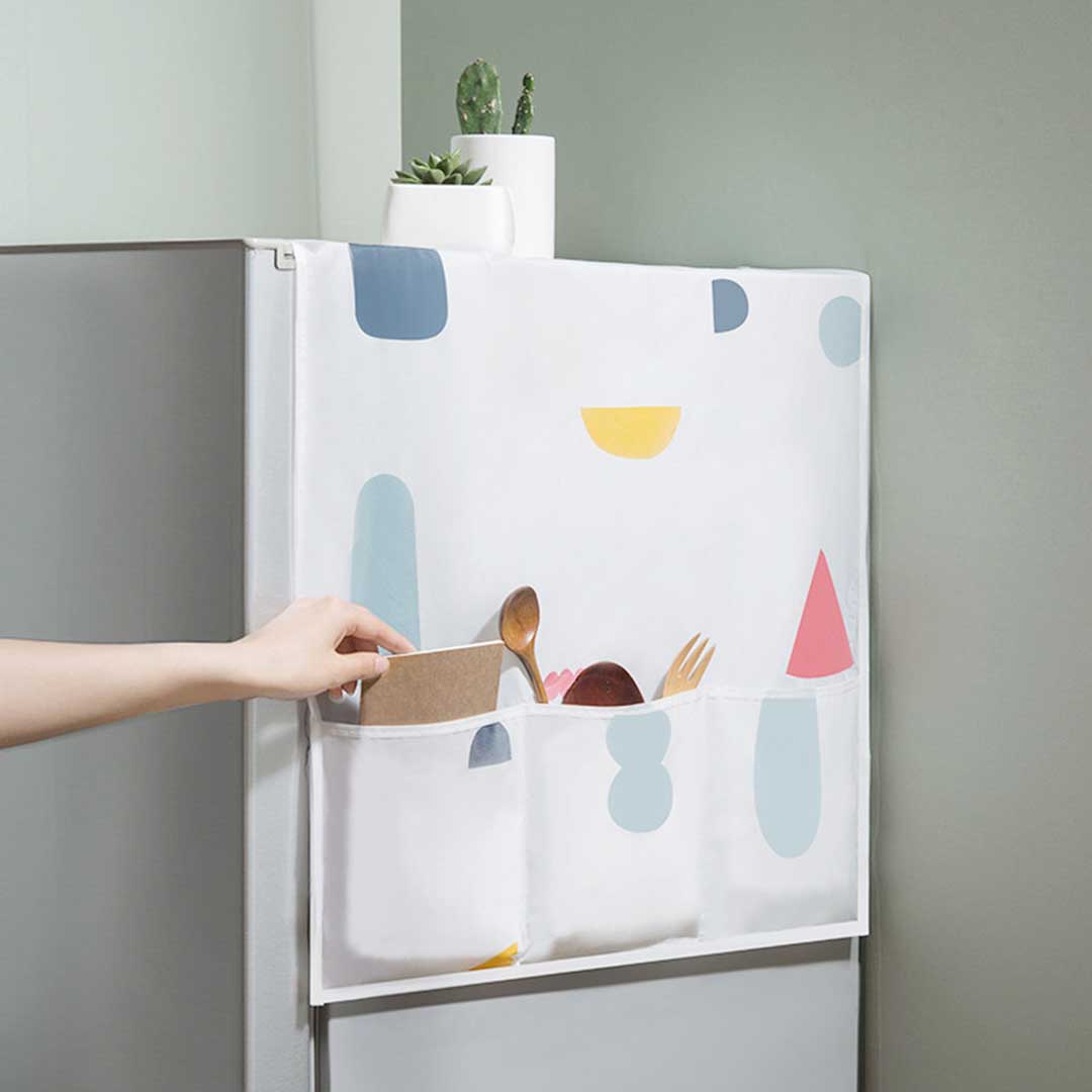 Fridge Cover with Pockets Imported