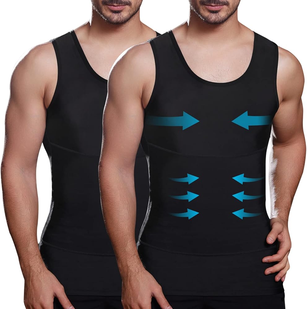 Body Shaper Tank For Men - Comfortable All Day ShapeWear