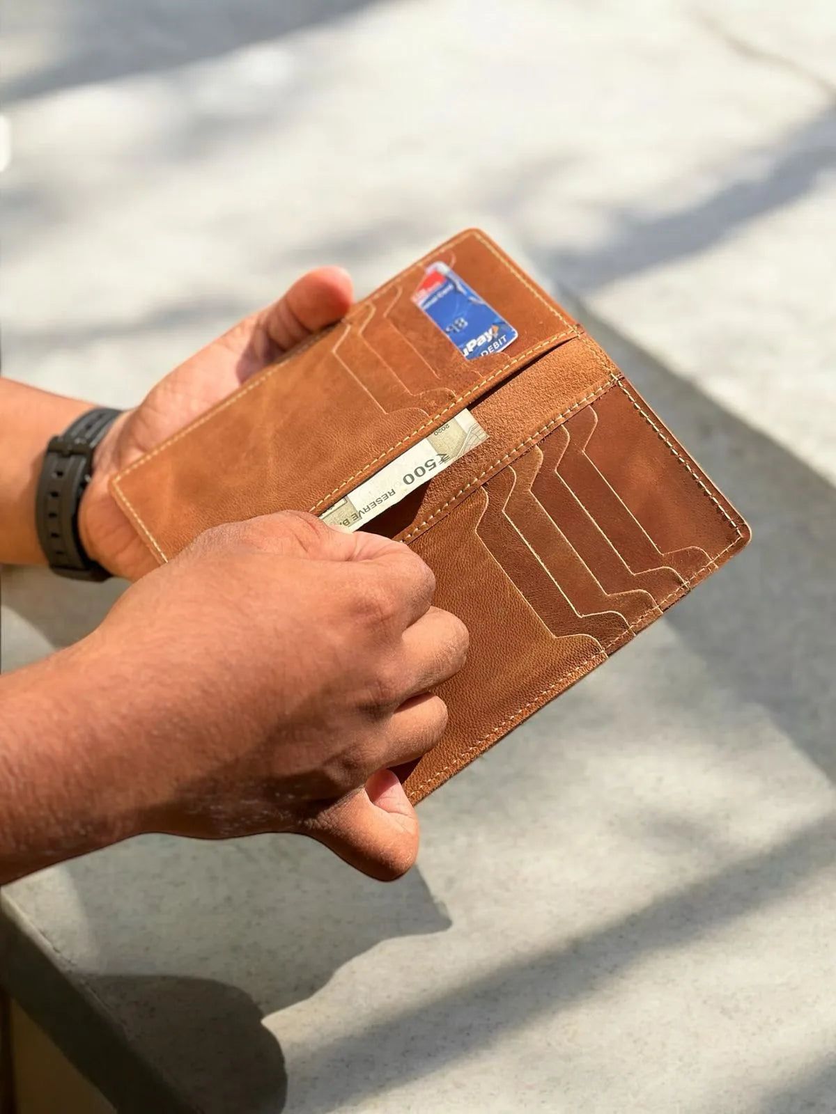 Long Leather Wallet