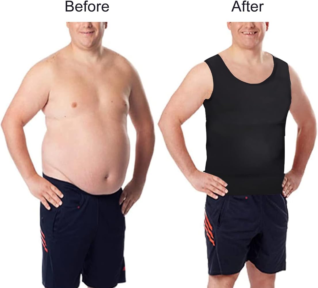 Body Shaper Tank For Men - Comfortable All Day ShapeWear