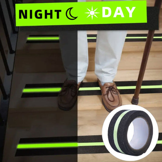 GLOW IN THE DARK ANTI SLIP TAPE FOR STAIRS AND FLOORS 2 INCH