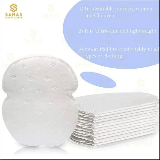 10 Pcs Sweat Pads For Underarms Disposable Highly Absorbent Sweat Pads